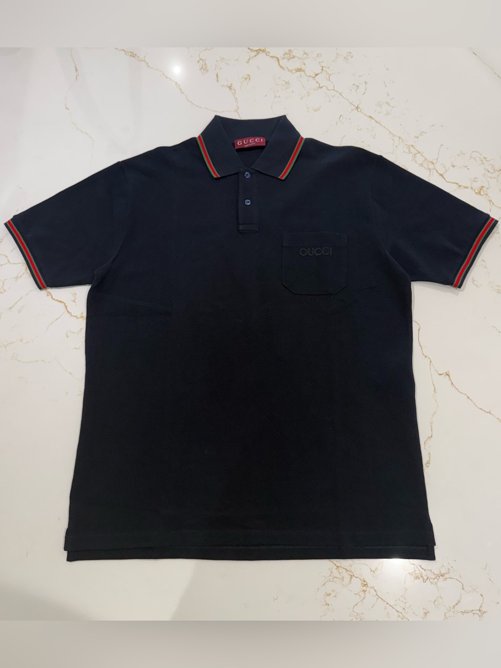 Gucci Cotton polo shirt with embroidery